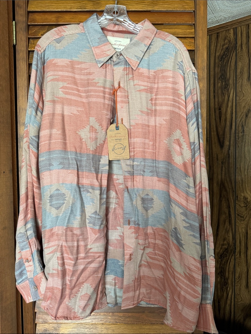 South west style Patterned Casual Button-Down Shirt